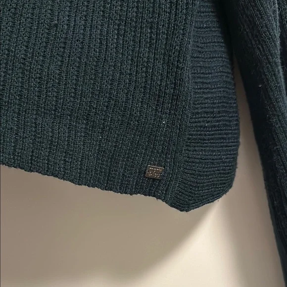 Dark Green Ribbed Sweater - Picture 3 of 8